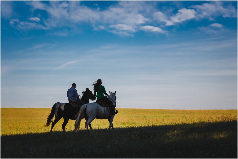 Kaitlin and Thomas’s Horse Farm Engagement