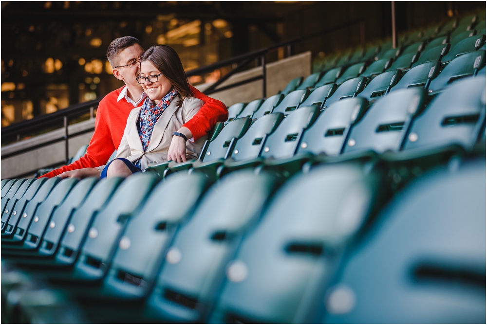 Stephanie and Chris’s Camden Yards Engagement Shoot