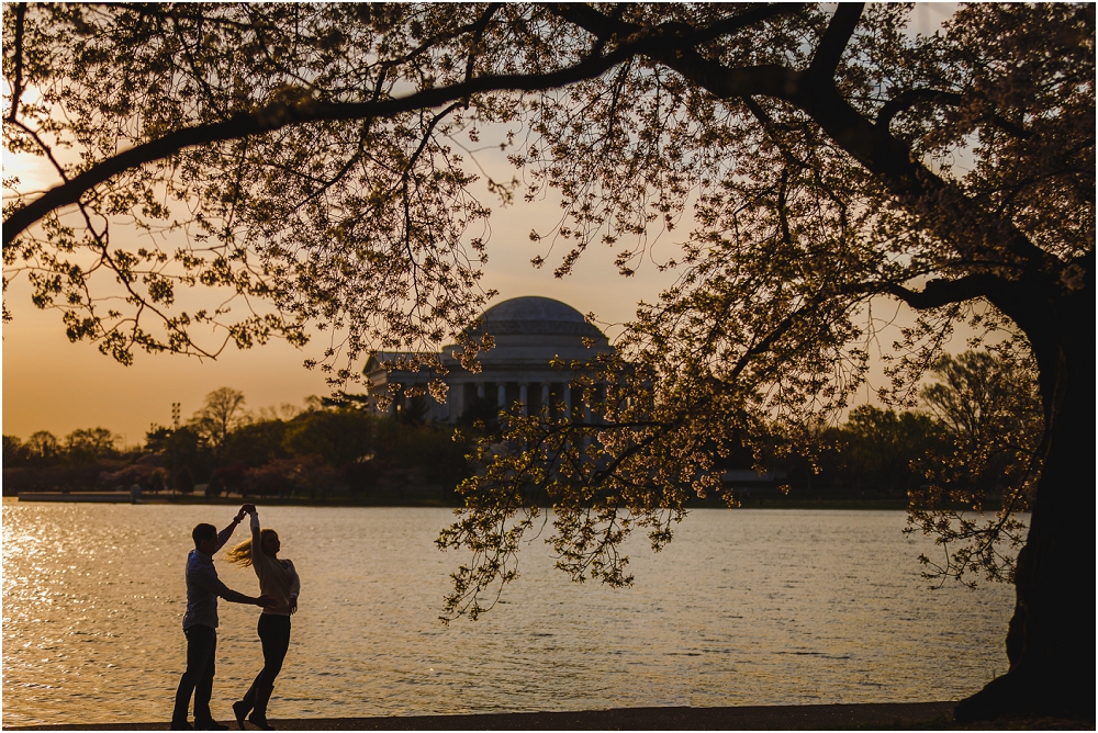 DC Cherry Blossom Engagement Session Washington DC Wedding Photographer_0173