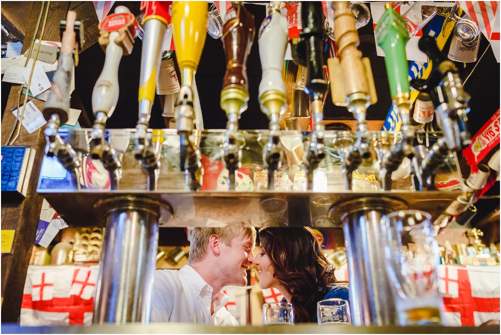 McKenzie and Pete’s Penny Lane Pub Engagement Session