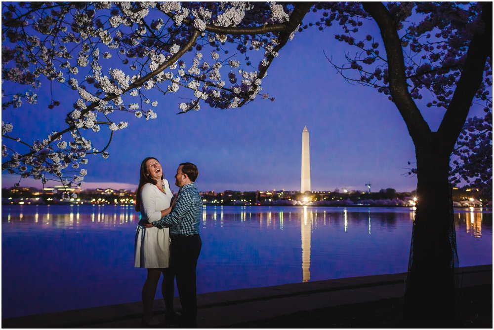 Katelynd and Stephen’s DC Cherry Blossom Engagement Session