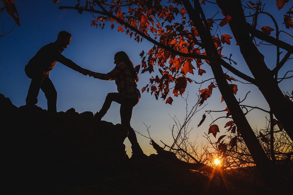 Courtney and David’s House Mountain Inn and North Mountain Engagement Session