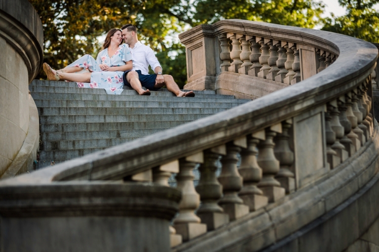 Emily and Stephen’s Byrd Park and Pump House Park Engagement Session