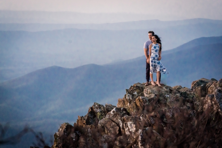 Aivi and Phil’s Shenandoah National Park Engagement Session