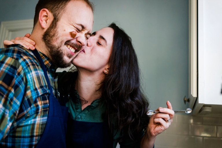 Liz and Chris’s At Home Engagement Session